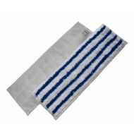 Mop grattant Velcro 44x13cm Blanc/Bleu