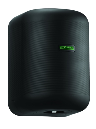 Distributeur Essuie mains dévidage central - Noir mat - ABS 100% recyclé