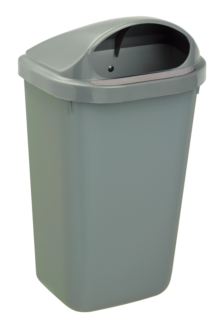 Corbeille 50L plastique Gris/Gris - Xerios Green