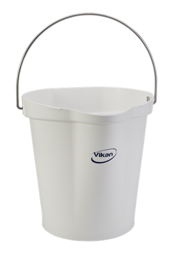 Seau de 12L polypropylène - acier inoxydable 323x312x318mm - Vikan
