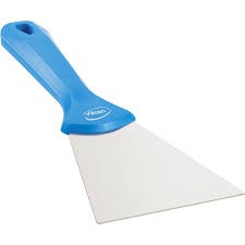 Grattoir à main, à pas de vis - 100x205x32mm - polypropylène et inox Vikan