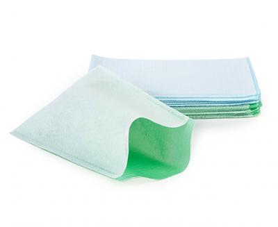 Gants de toilette jetable Procare en non tissé + PE  Prix/20x50pcs