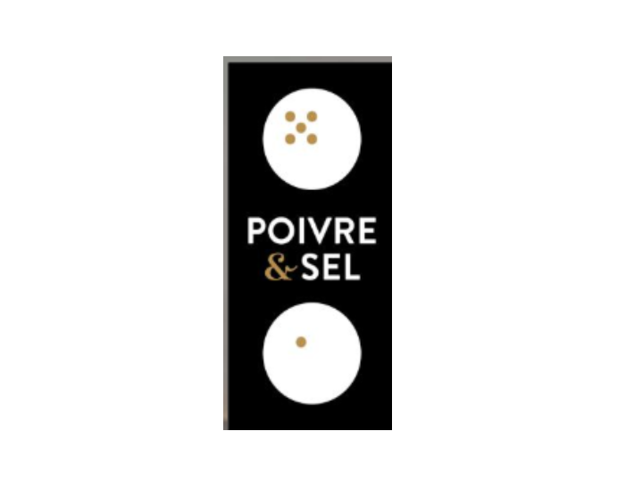 Plateau buffet cartonné Impr."Poivre & Sel" - Grand Format