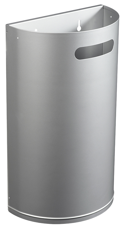 Corbeille 40L Décrochable ARKEA Essentiel - Gris métal 9006