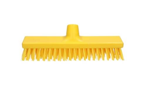 Balai Poussoir Dur 30cm Jaune (Brosse Rue )