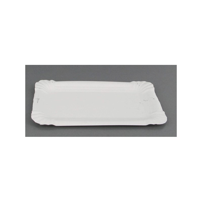 Assiette carton rectangulaire 130 x 200 mm (6x250pcs)
