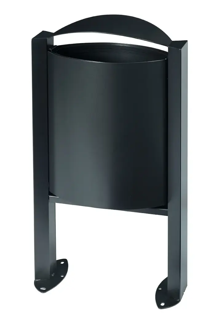 ARKEA Corbeille sur pied 40L Gris Anthracite