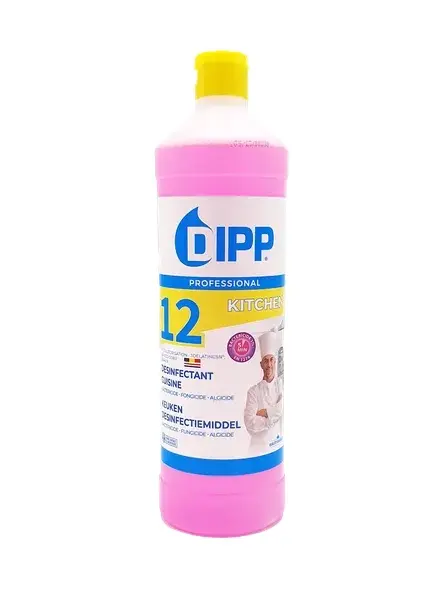 DIPP 12 en 1L Désinfectant cuisine