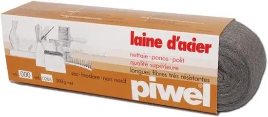 PIWEL Laine d'acier 200g 000 n°208