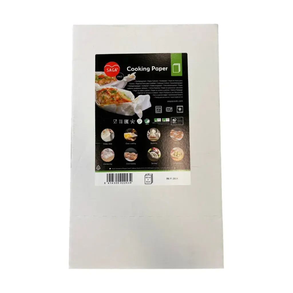 Feuille de papier cuisson SAGA PREMIUM41 - blanc - 330x270mm