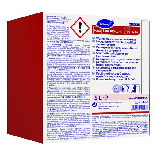 [A100955] [1066] Taski Sani 100 Conc.Cubi 5L