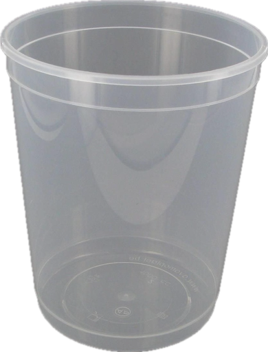 [PL138203] [1200] Pot à soupe Rond 1L 115mm - x 250 pièces