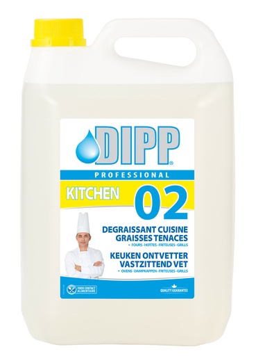 [0205] [1500] Dipp 02 en 5L - Dégraissant cuisine surpuissant