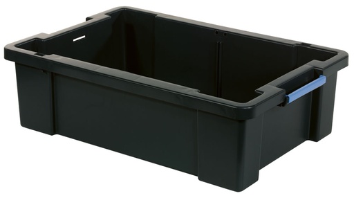 [910305] [1798] Boîte de rang. peu profond noir pour Chariot EM/SM/PM