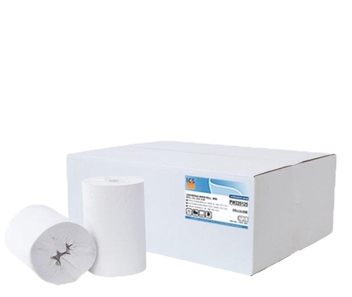 [1370] [2014] Papier d'essuyage mini blanc recyclé sans mandrin x12rlx