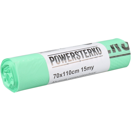 [160109700] [20983] Sac poubelle 70x110cmx15my compostable Biodore 120l- Prix du Rlx de 10 sacs