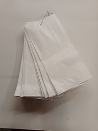 [2505] [SAPA010204B] Sachet papier 4P(pain) blanc 50g -140x295mm - 10Kg