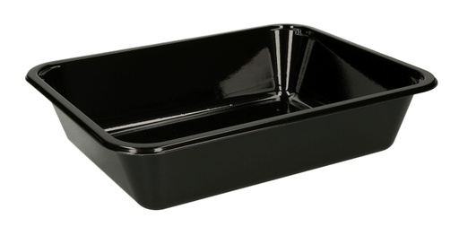[SP02022 - NEO CPET1] [25591] Barquette 1Compartiment Noir Cpet 227x178x43 -x416pces