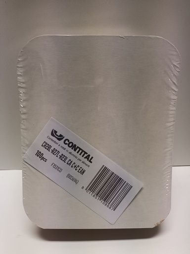 [SP03232] [2604] Couvercle Alu/Carton R28Lpour ravier 450gr x2200pces