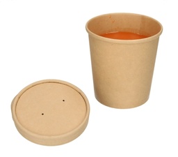 [2633] [SPO2263] Pot Soupe Kraft 360ml - x500 pièces