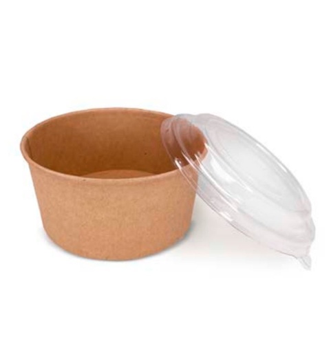 [ECAS90293] [2655] Bol rond carton kraft 750ml -x300 pièces