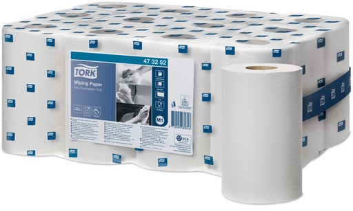 [473252] [3047] Mini Tork mains-120M dévidage central 1 pli x 12rlx