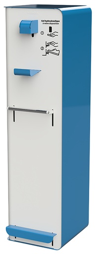 [52495] [3241] Borne de désinfection des mains à pédale - CUBAGEL