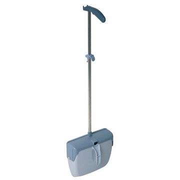 [175645] [33641] Pelle aéroport Brosse gris/bleu - Ramassette Fermé
