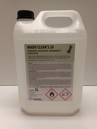 [37185] [DE 5020/5] Mado Clean's 20 en 5L (Pin Power) Assainissant odeur Dettol