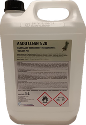 [37185] [DE 5020/5] Mado Clean's 20 en 5L (Pin Power) Assainissant odeur Dettol