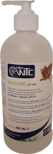 [HY 1066/500] [3722P] Alcogel en 500ml avec Pompe
