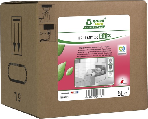 [1114267] [3808] BRILLANT  Top Kliks  5L - eau mi-dure à dure