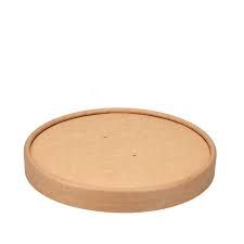 [61650016] [3931] Couvercle Carton brun 99x15mm pour Contenant 240ml et 480ml -x500pc