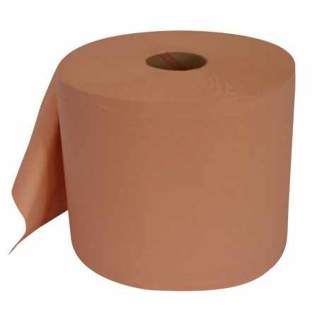 [X175 - En Rempl.X274] [4010] Bobine Industrielle chamois -x2rlx 2plis 276m x23,4cm