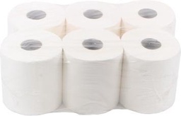 [4051] [1140] Autocut Blanc Cellulose 2 plis Papier mains - 140Mx20cm - x6Rlx
