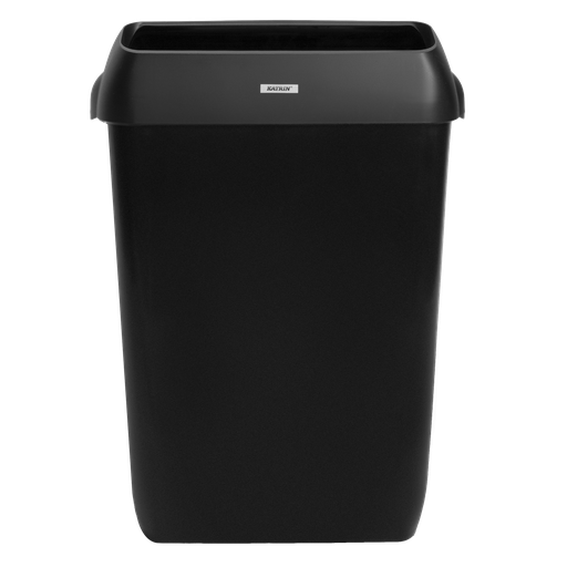 [92285] [4070] Poubelle murale noire 50L Katrin