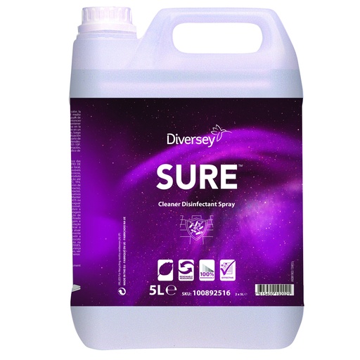 [9294061] [4425] SURE Cleaner Desinfectant spray 5L