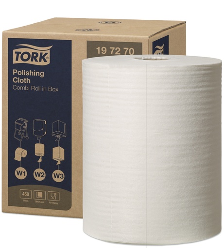 [19 72 70] [50131] Tork 909 cloth Polis171M/32cm 1 pli  450 coupons x 1Rl W1/W2