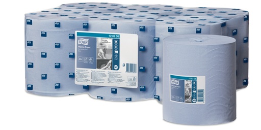 [128208] [50132] Tork Wiper 415 Bleu 320M - 1 Pli x 6Rlx
