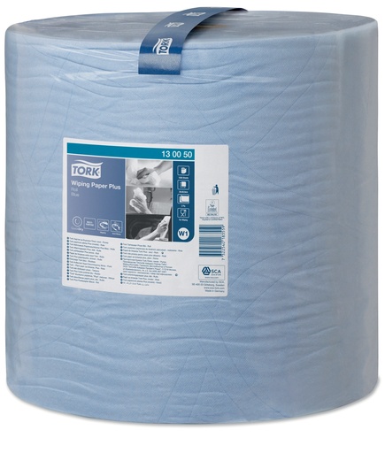 [130050] [50152] Tork Advenced Wiper 420 Bleu 510M 2plis - x 1Rlx -1500coupons W1
