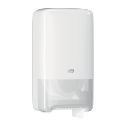 [50238] [55 75 00] Distributeur Tork Twin Mid-size Toilet Roll Blanc T6