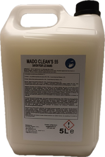 [HY5006/5] [5027] Mado 55 en 5L - Savon mains doux