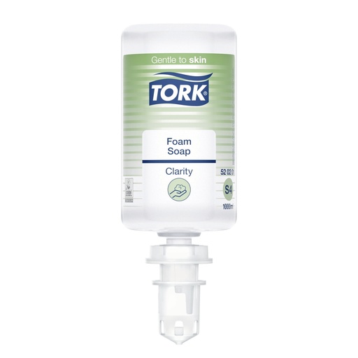 [520201] [5028] Tork Savon Mousse Mains 1L - Limpide Incolore sans parfums S4