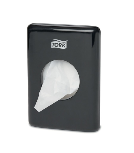 [56 60 08] [506811] Distributeur Tork sachet serviette périodique hygiénique noir B5