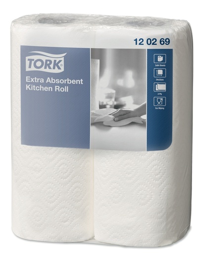 [120269] [50691] Essuie-tout Tork Rlx ménager 15M 64 coupons - x 24Rlx