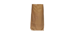 [50982] [192513500] Sac poubelle 60x80+25cm en papier brun -60L - Paquet 25 sacs