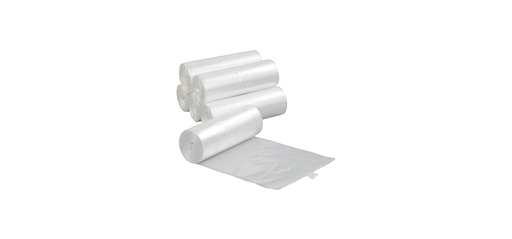 [1502010] [50983] Sac poubelle 48x50xT15HDPE transparent - Prix rlx 50 sacs