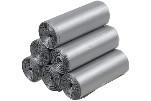 [120173] [50984] Sac poubelle poignée gris 10L - Rlx de 40 sacs