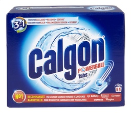 [52421] [119482] Calgon Powerball anti-calcaire Tabs 3en1 x55 pièces