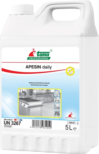 [713195] [52590] APESIN daily en 5L désinfectant agréé -1603B-Biocide